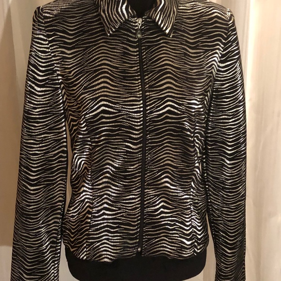 Metallic fitted jacket - Picture 2 of 4